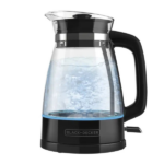 Hervidor Black+Decker Artesanal con Iluminación LED, KE7000BLA