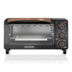 Horno Tostador Black+Decker de Convección 4 Rebanadas, TO1765BC