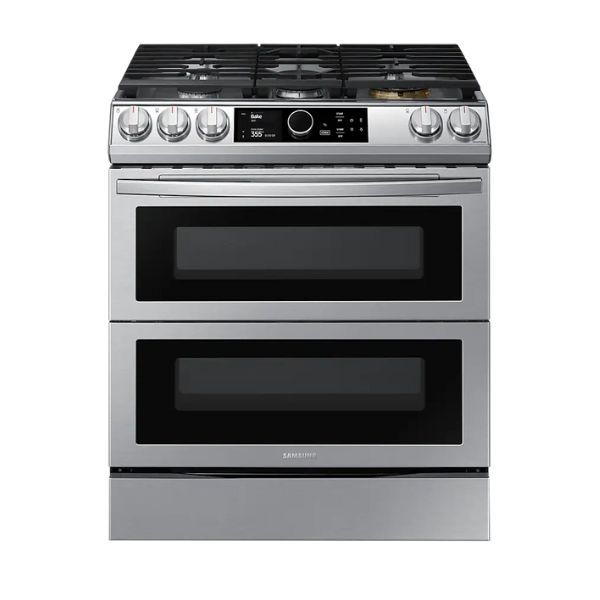 Cocina Samsung 30" a Gas Deslizante en Horno Doble, NX60T8755SS/AP Cocina Samsung 30" a Gas Deslizante en Horno Doble, NX60T8755SS/AP